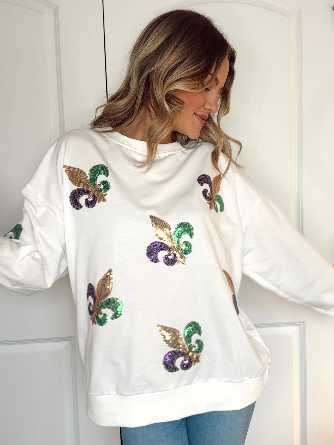 Mardi Gras Pullover