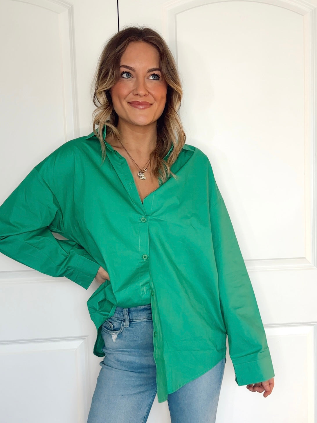 Not Your Boyfriends Button Up