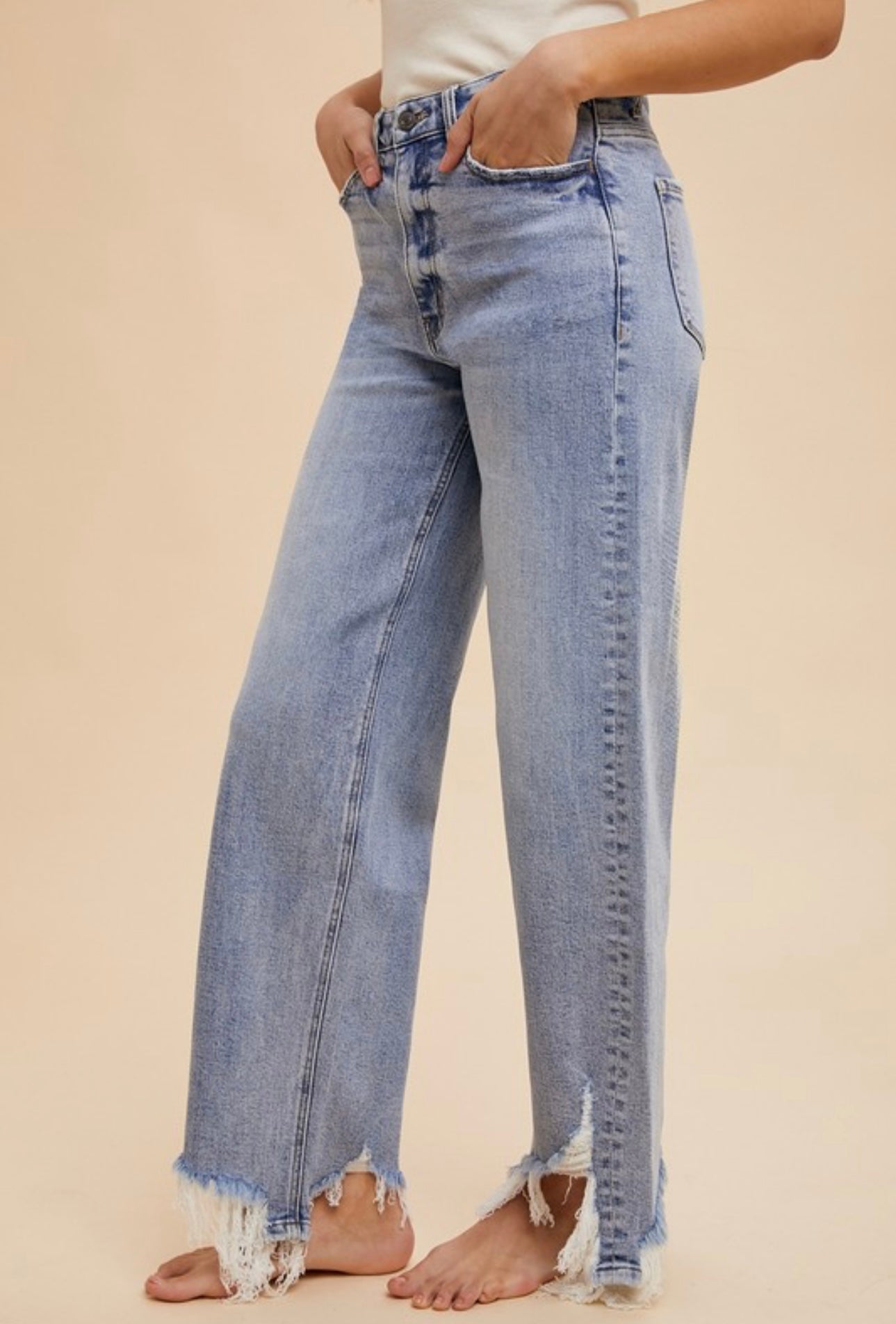 Good Waist Straight Leg Jeans