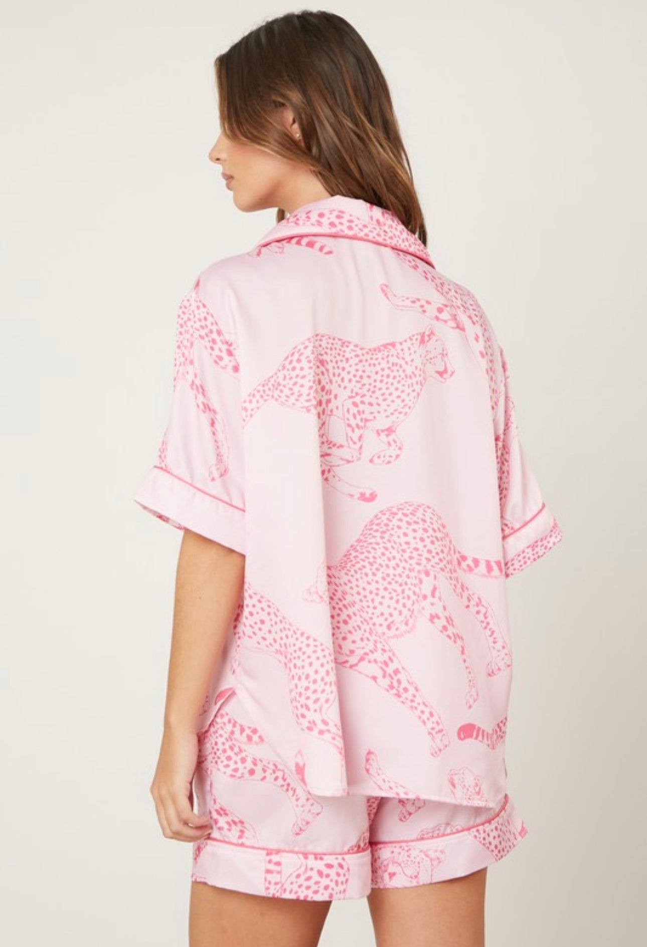 Feminine Feline Pajama Shirt