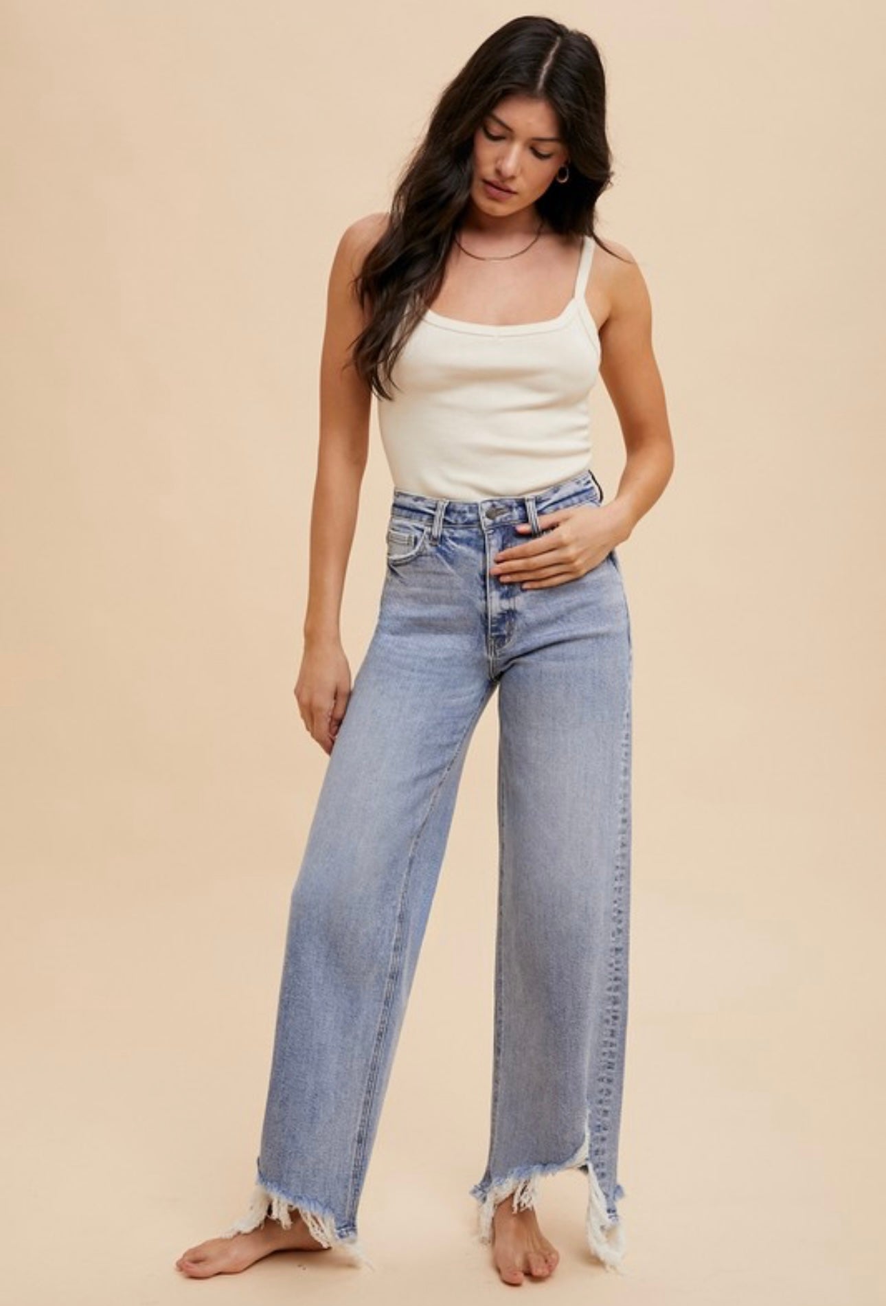 Good Waist Straight Leg Jeans